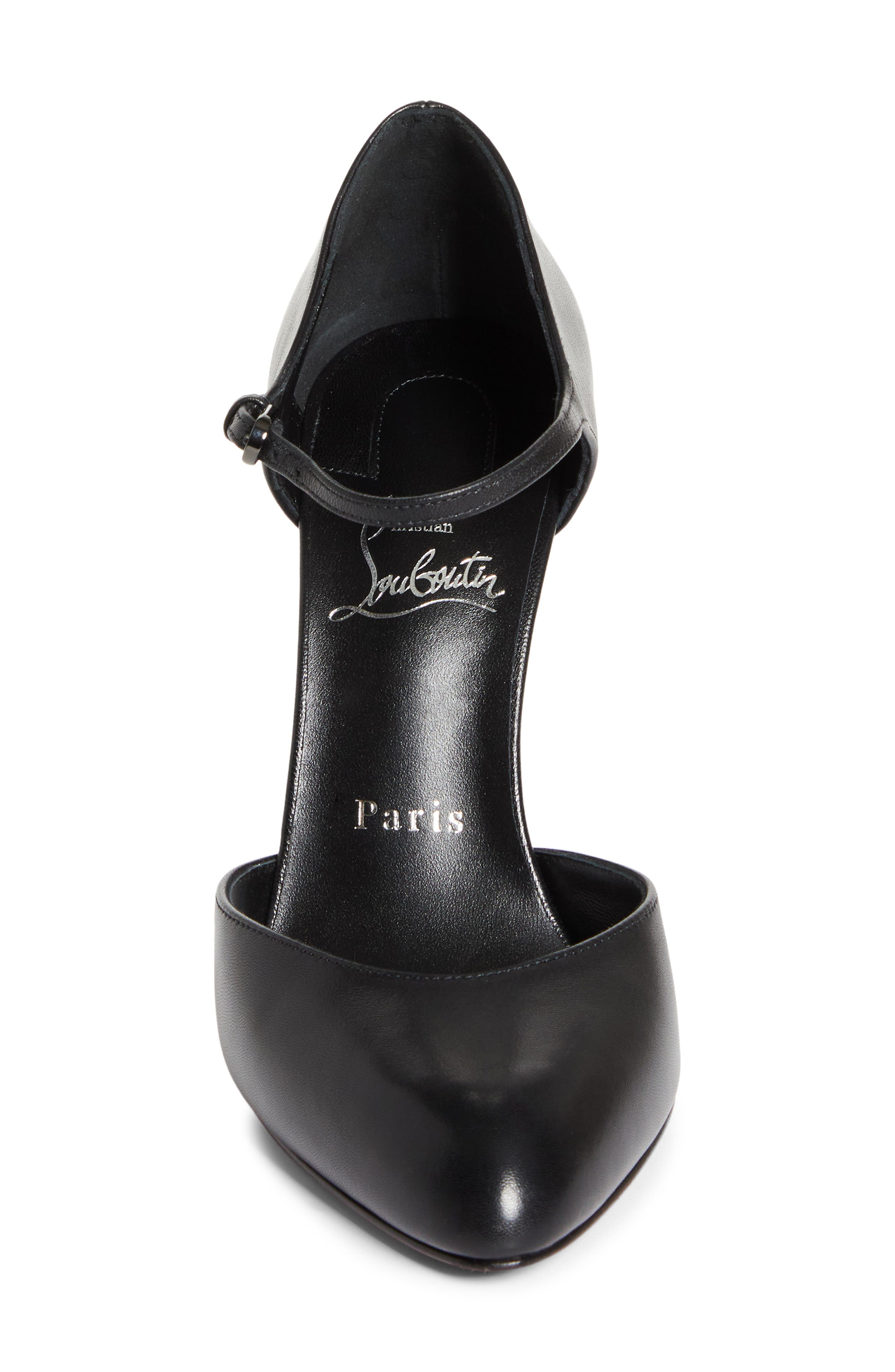 Christian Louboutin Fanny Demie Pump, Alternate, color, Black/ Black