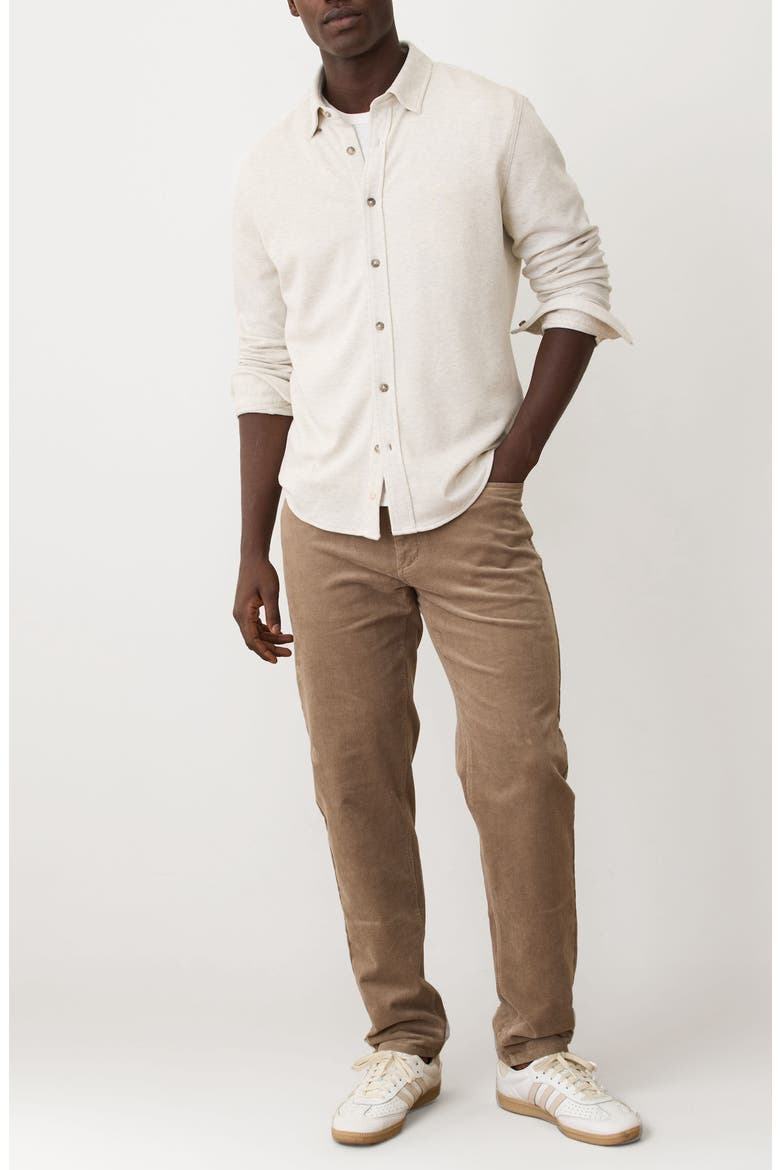 Pacifica Button-Up Shirt, Alternate, color, OATMEAL HEATHER