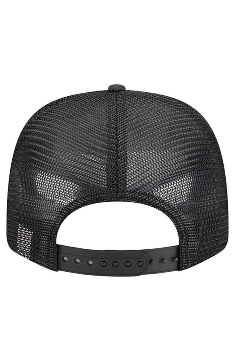 New Era Men's New Era  Black Seattle Kraken Quilted Nylon 9SEVENTY Adjustable Trucker Hat, Alternate, color, Black