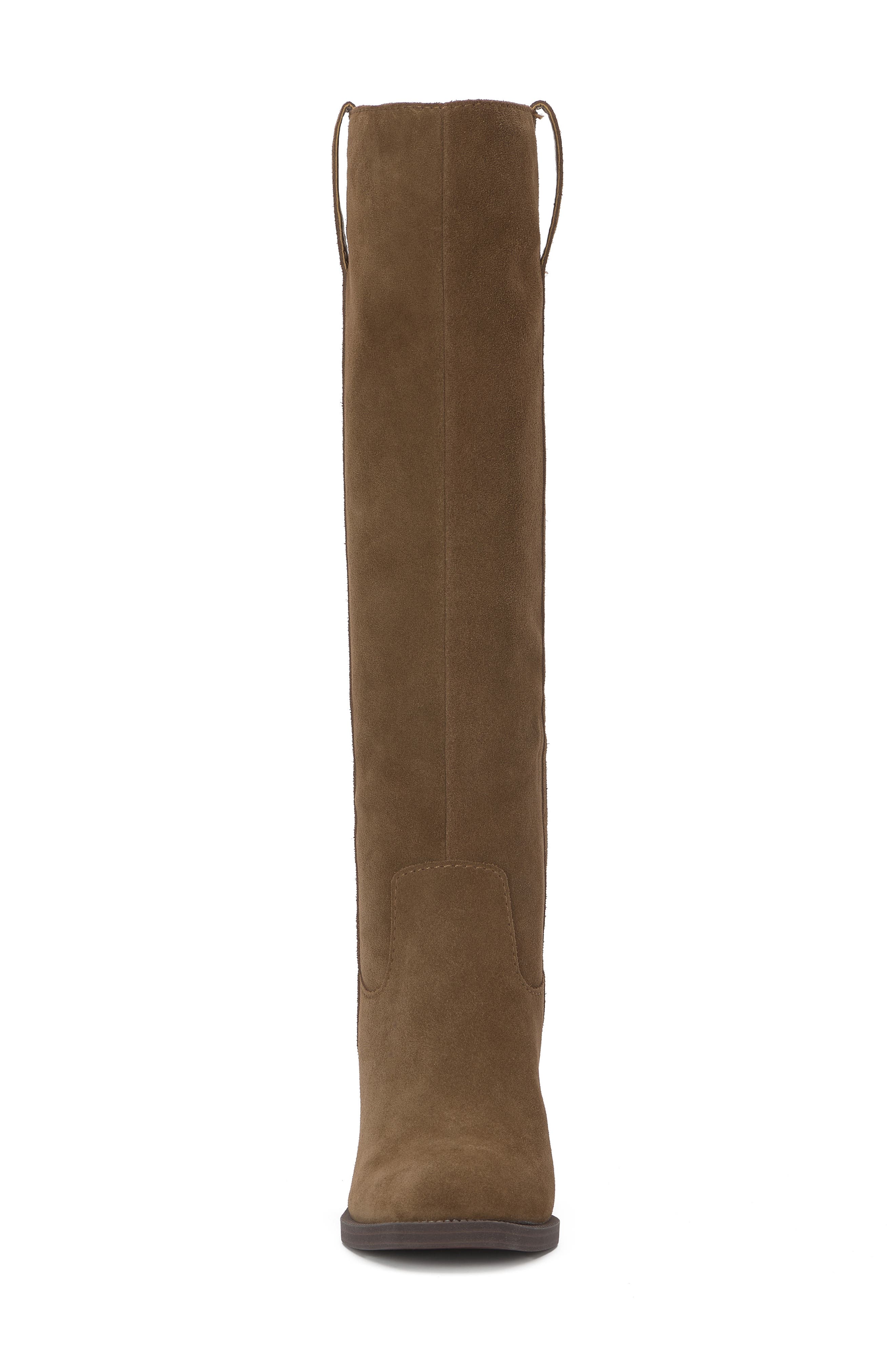 Adana Knee HIgh Boot, Alternate, color, DARK BROWN