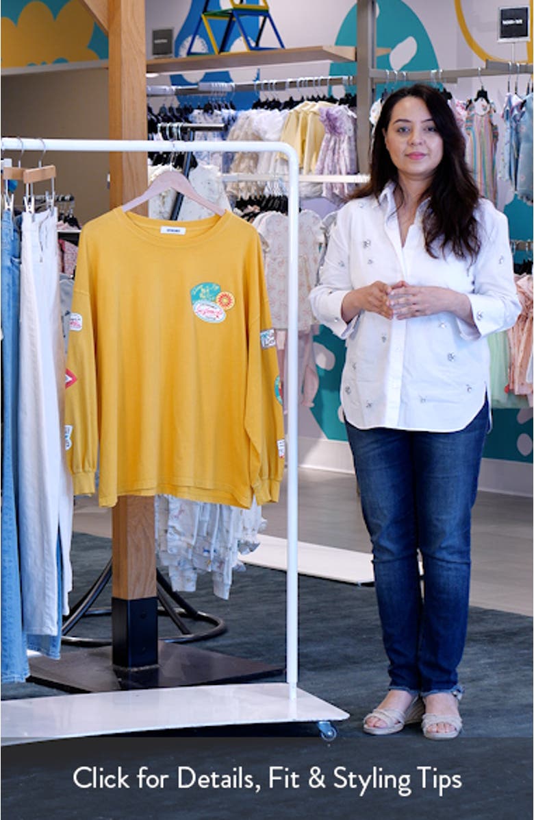 Surf Patches Long Sleeve Graphic T-Shirt, sales video thumbnail