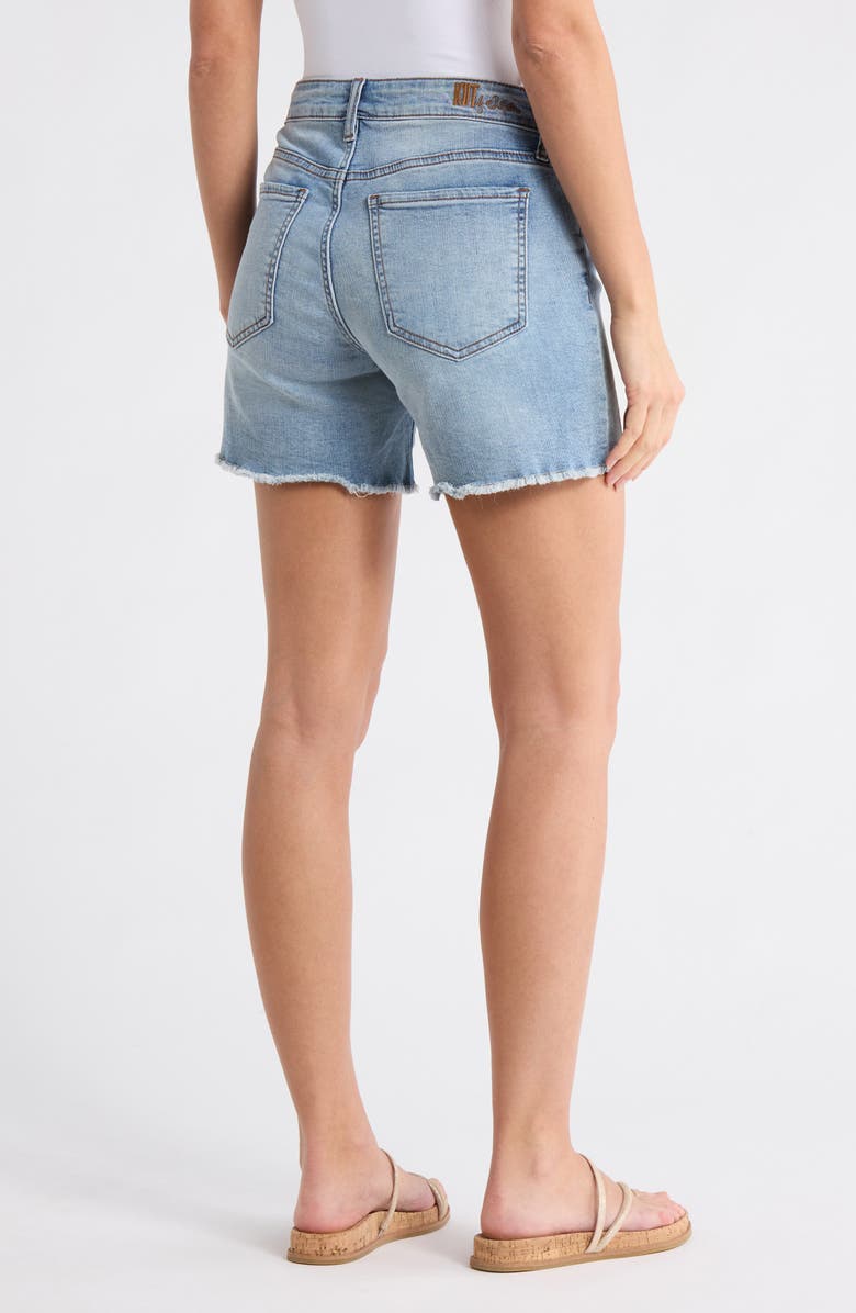 KUT from the Kloth Kity Boyfriend High Waist Cutoff Denim Shorts, Alternate, color, Pentas