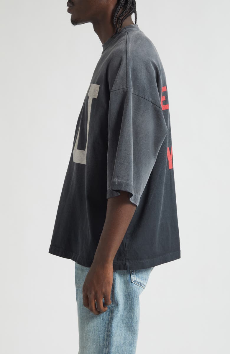 Fear of God Educate Relaxed Graphic T-Shirt, Alternate, color, Black Black