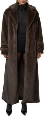 JLUXLABEL Uptown Faux Fur Coat