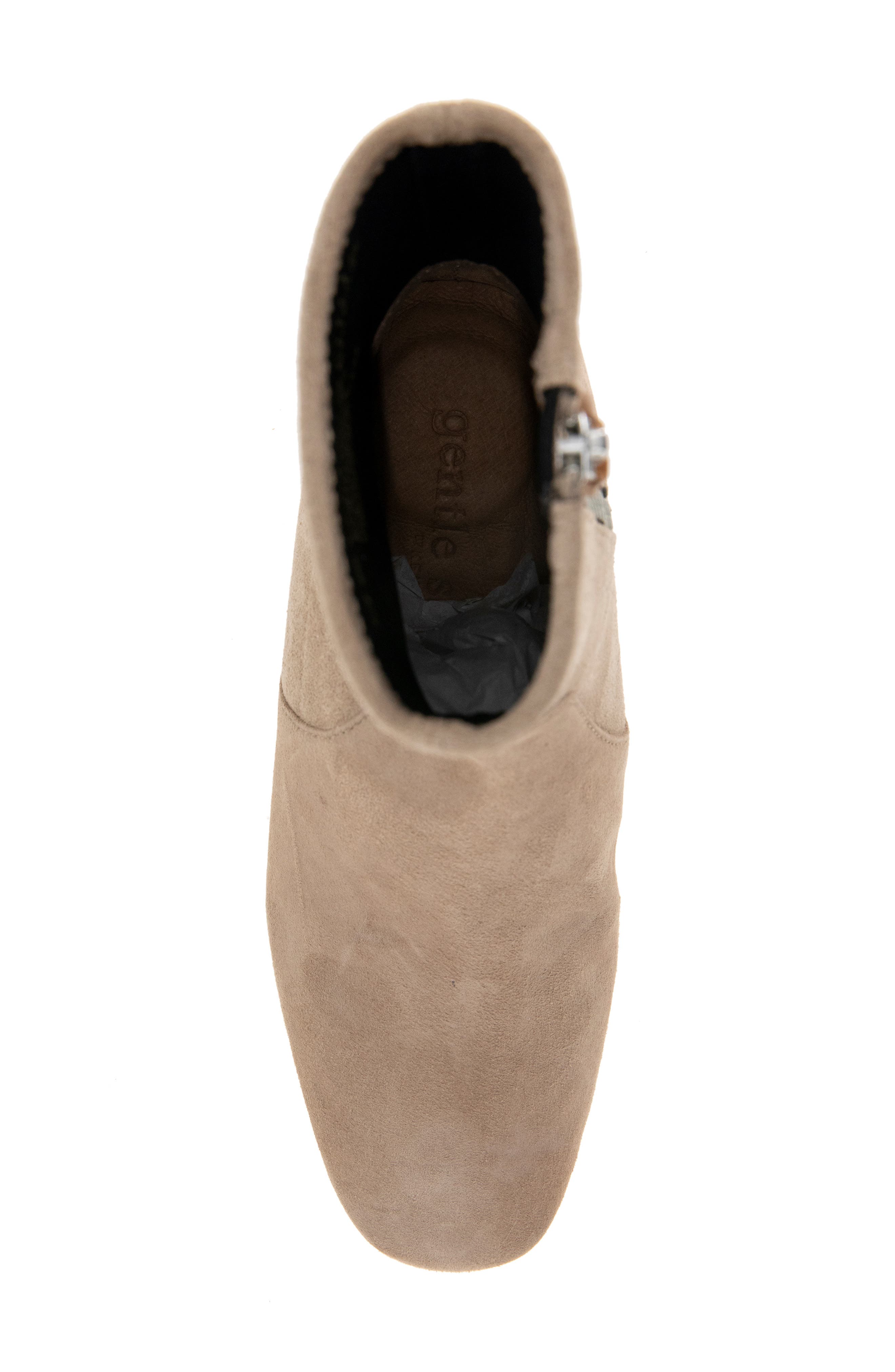 Elbert Block Heel Bootie, Alternate, color, MUSHROOM SUEDE