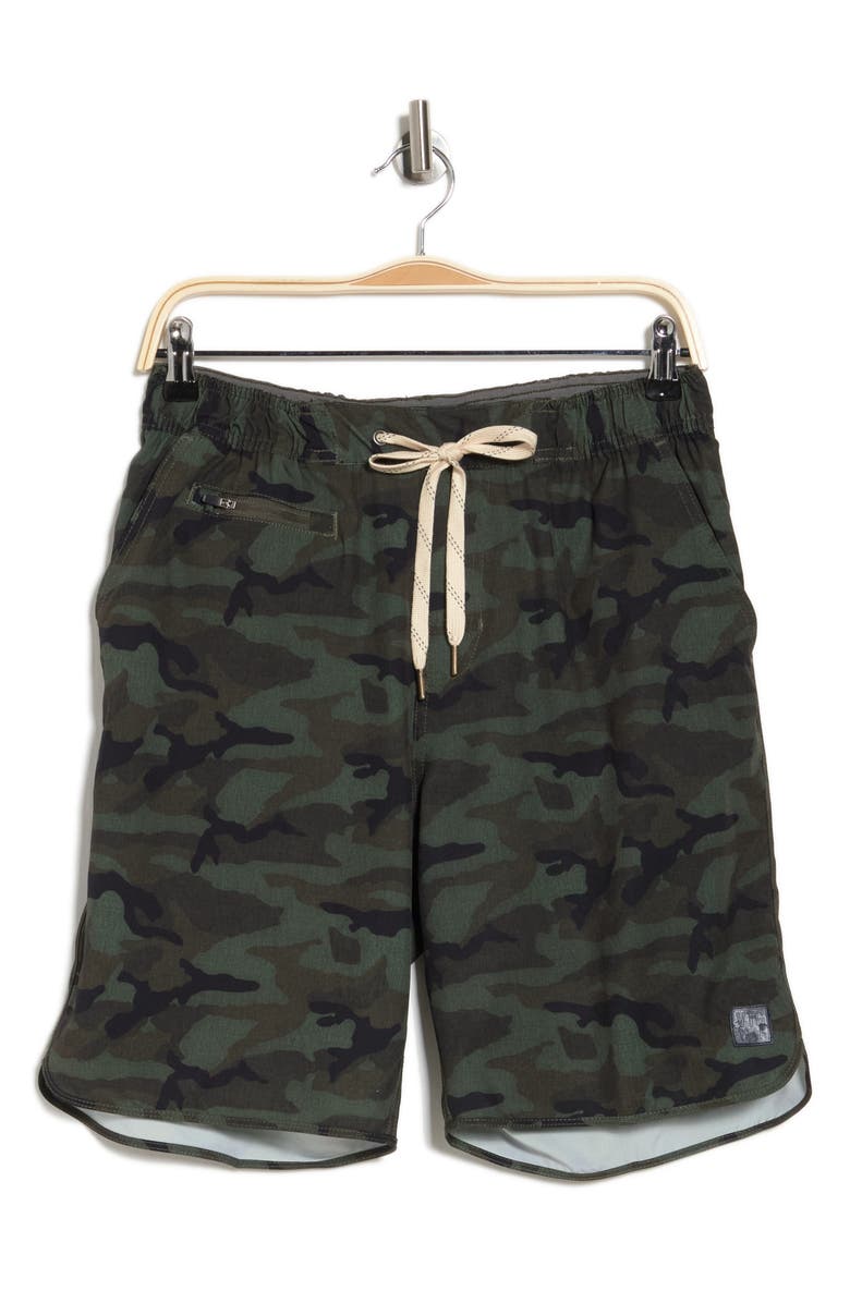 Vintage 1946 Camo Windjammer Shorts, Alternate, color, Green Camo