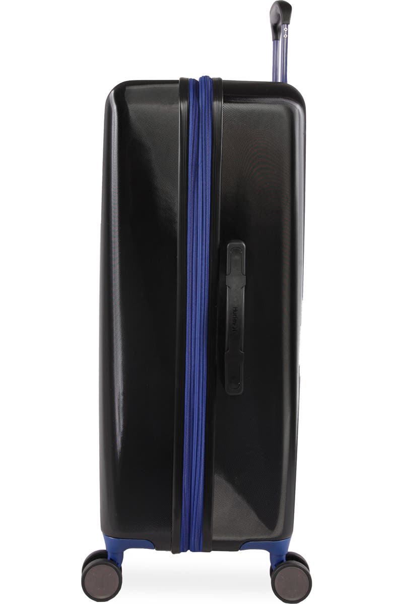 Hurley Suki 29" Hardshell Spinner Suitcase, Alternate, color, Black/ Blue