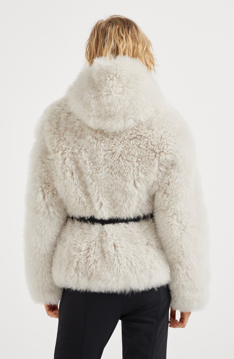 Brunello Cucinelli Plush shearling outerwear, Alternate, color, 