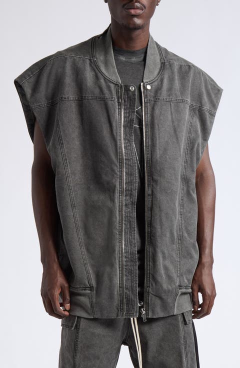 Senza Maniche Bomber Vest