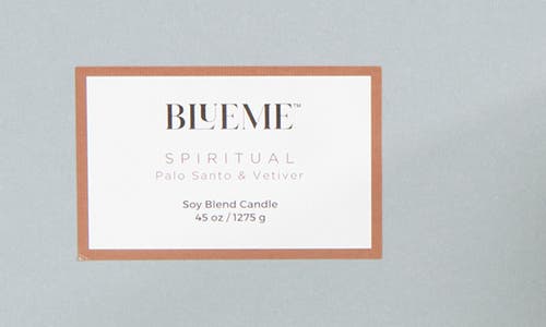 Blueme Spiritual Giant Ceramic Candle In White