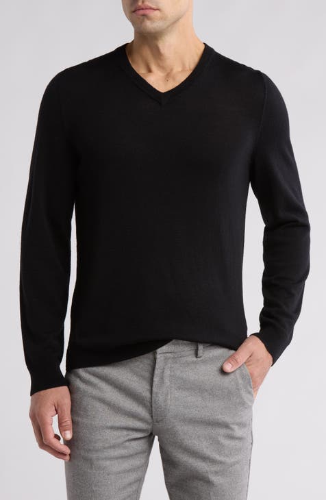 V-Neck Merino Wool Sweater