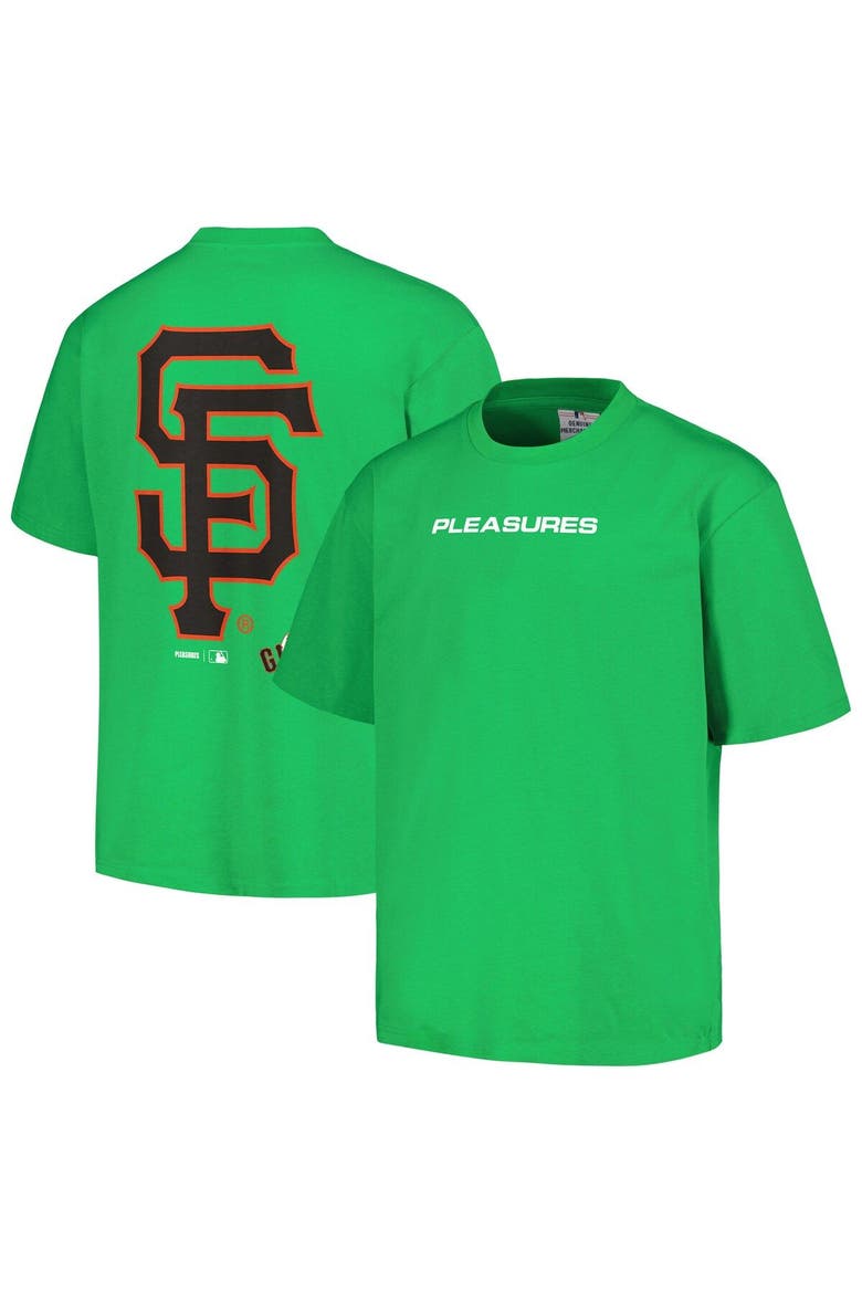 Men's PLEASURES  Green San Francisco Giants Ballpark T-Shirt, Main, color, Green