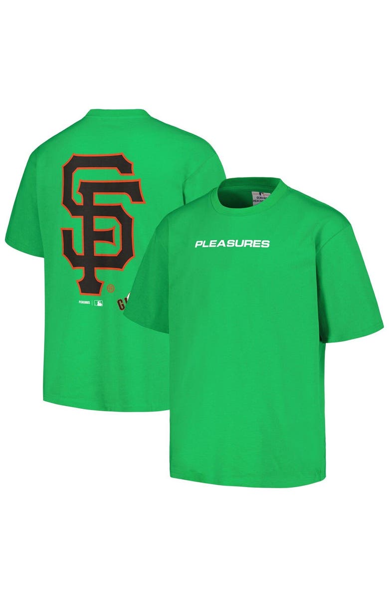 PLEASURES Men's PLEASURES  Green San Francisco Giants Ballpark T-Shirt, Main, color, Green
