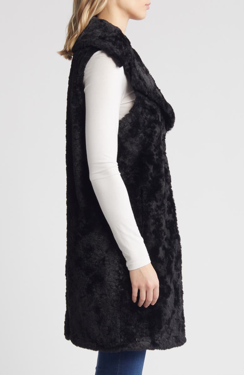 Sam Edelman Longline Faux Fur Vest, Alternate, color, 