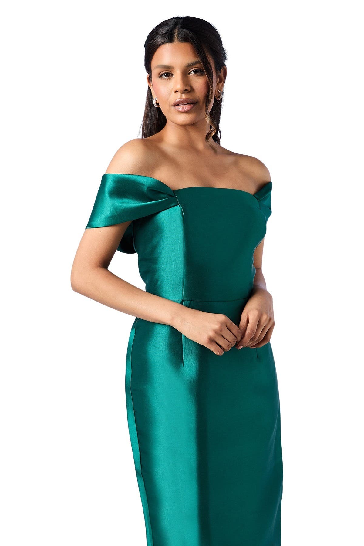 Petite Column Midi Bridesmaid Dress - image 4