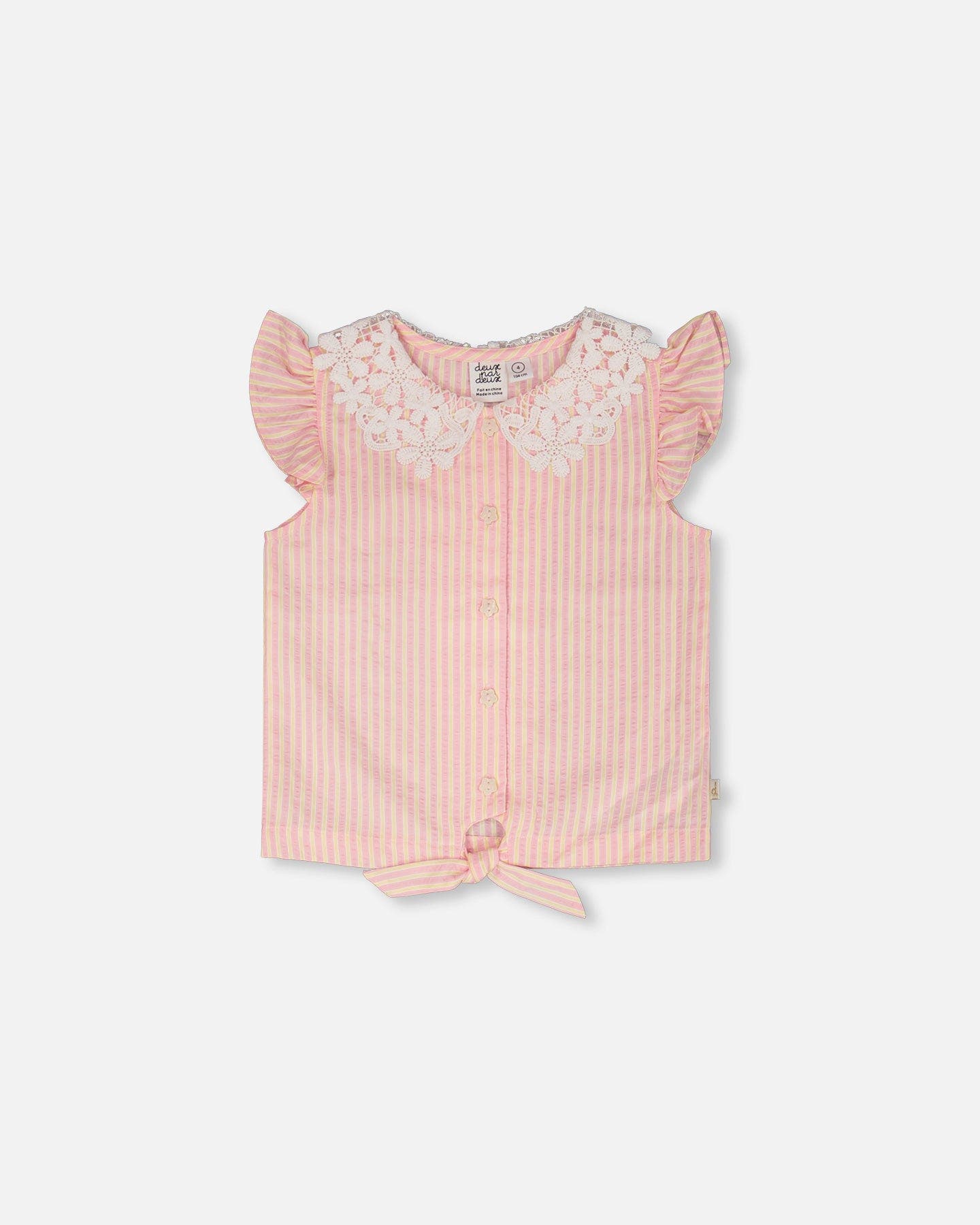 selected Pink &Yellow Stripes