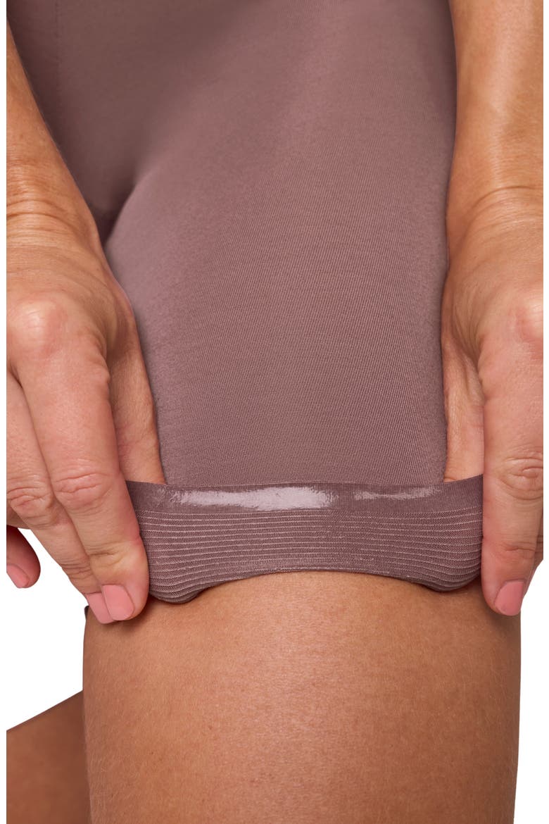 Body Bliss Biker Shorts, Alternate, color, CAPPUCCINO