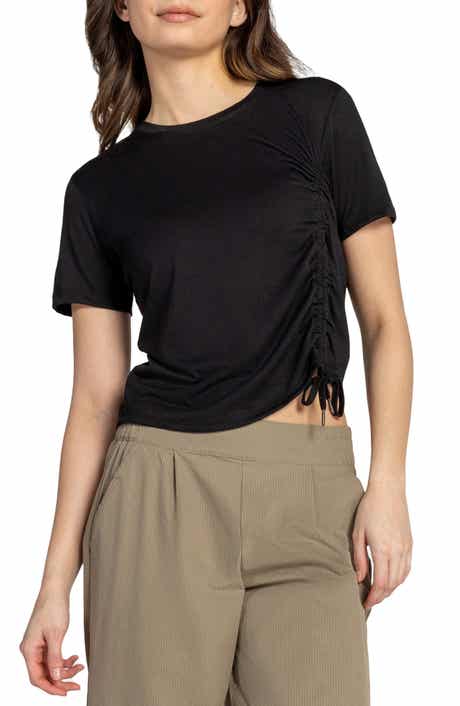 KYODAN Short Sleeved Ruched Top