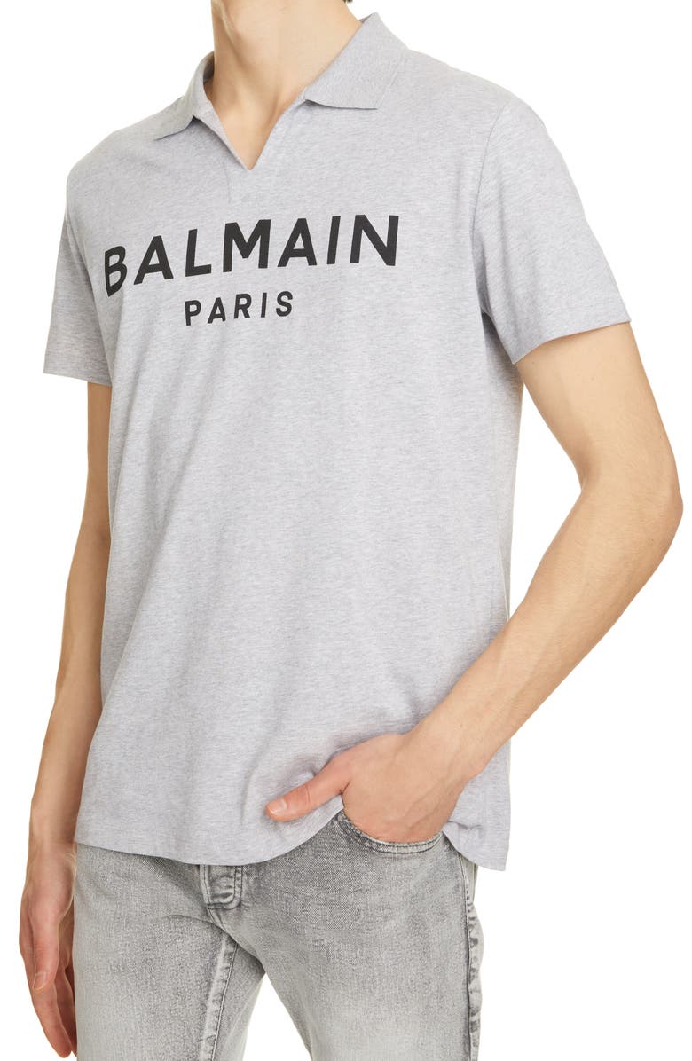 Balmain Logo Polo, Alternate, color,