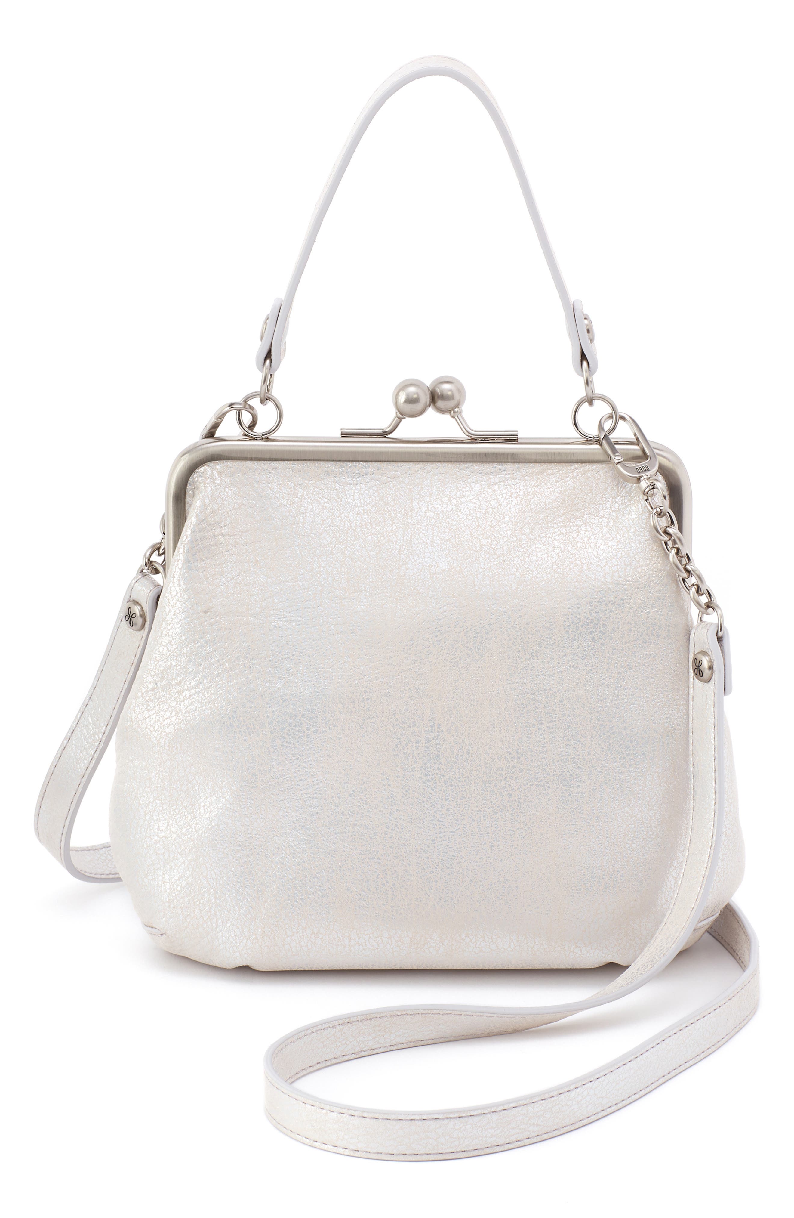 HOBO Alba Leather Frame Crossbody Bag, Alternate, color, 