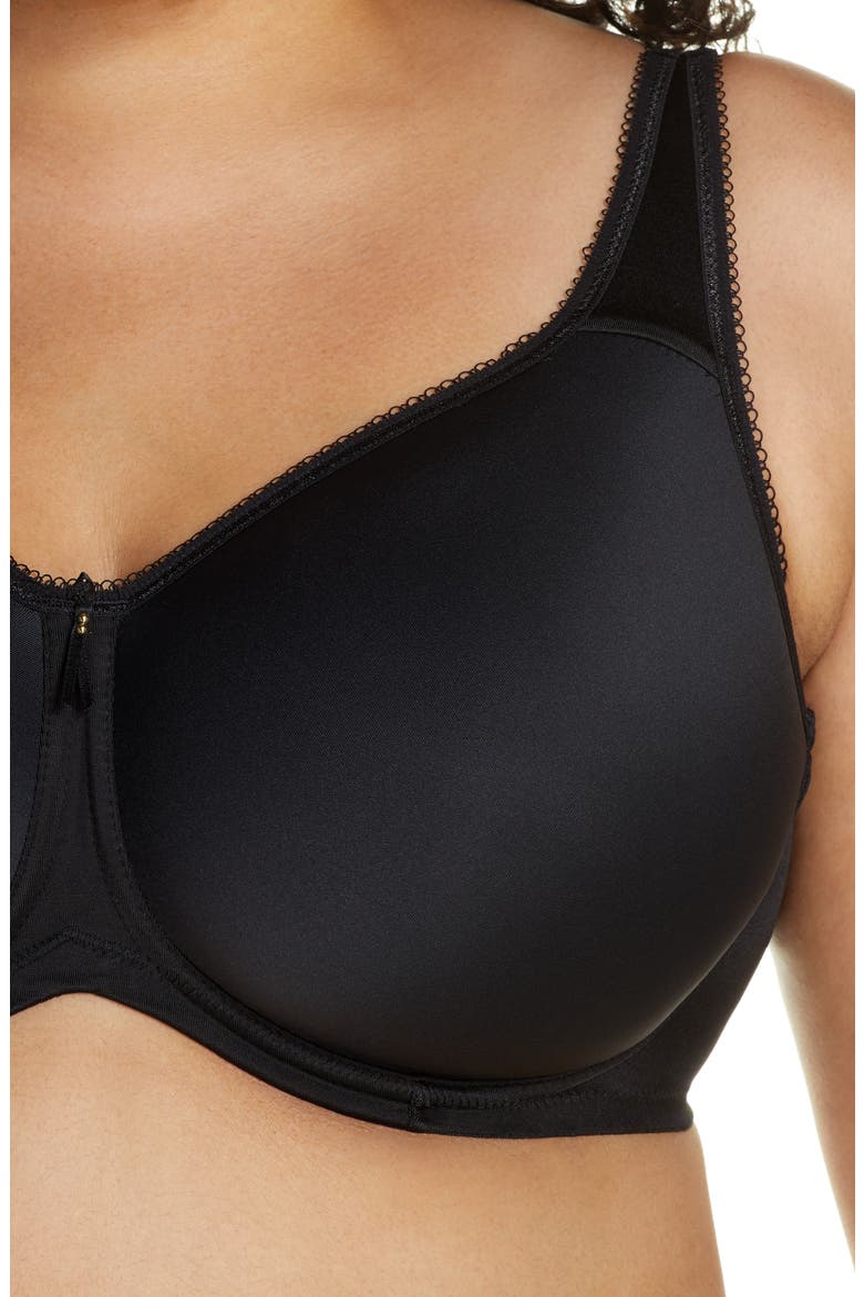 Basic Beauty Spacer Underwire T-Shirt Bra, Alternate, color, BLACK