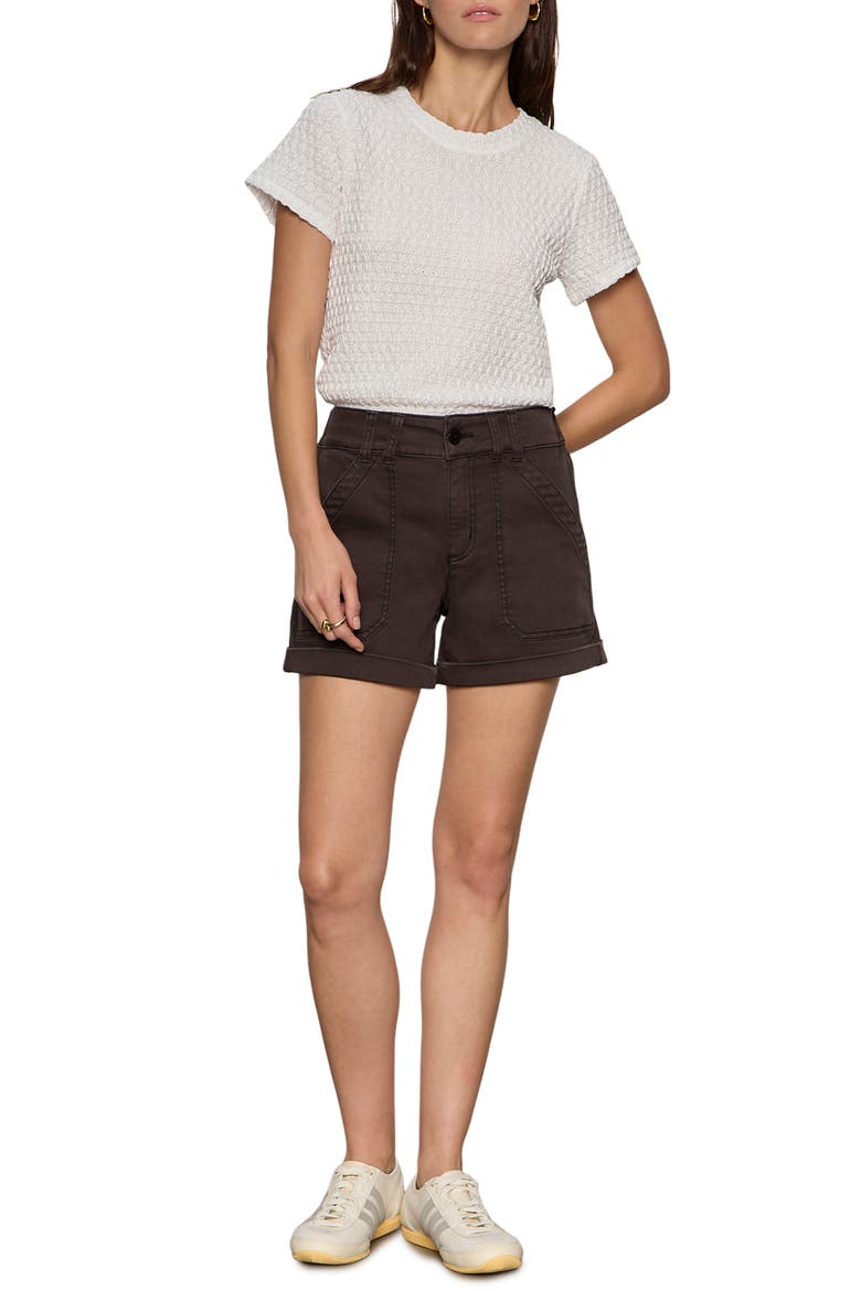Perfect Puckered Lace T-Shirt, Alternate, color, WHITE