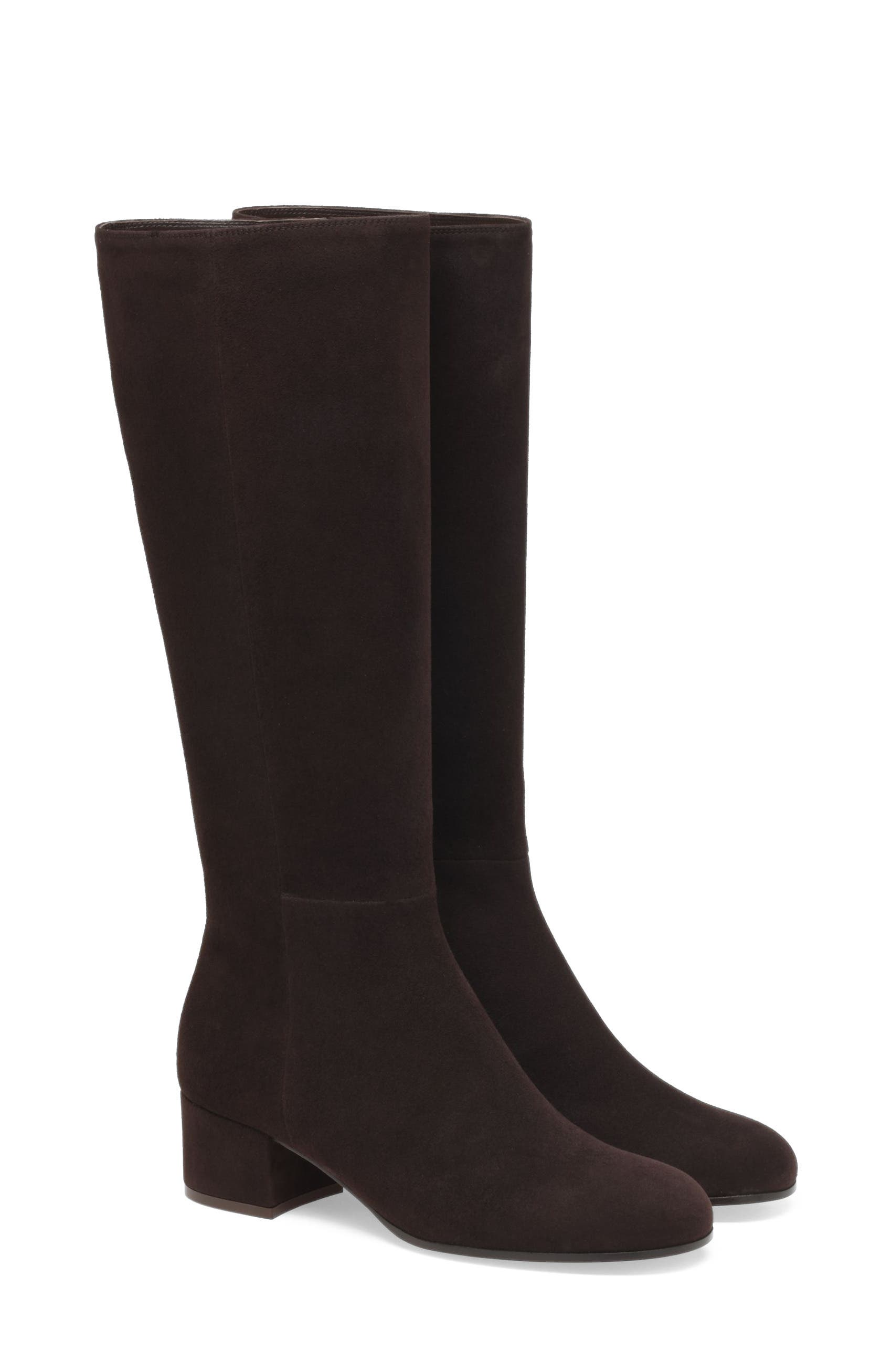 Joelle Boot 45 Boot, Alternate, color, Brown Suede