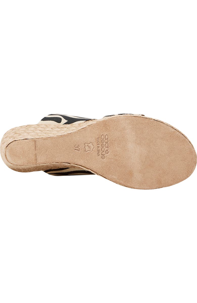 André Assous Amalia Strappy Espadrille Wedge Slide Sandal, Alternate, color,