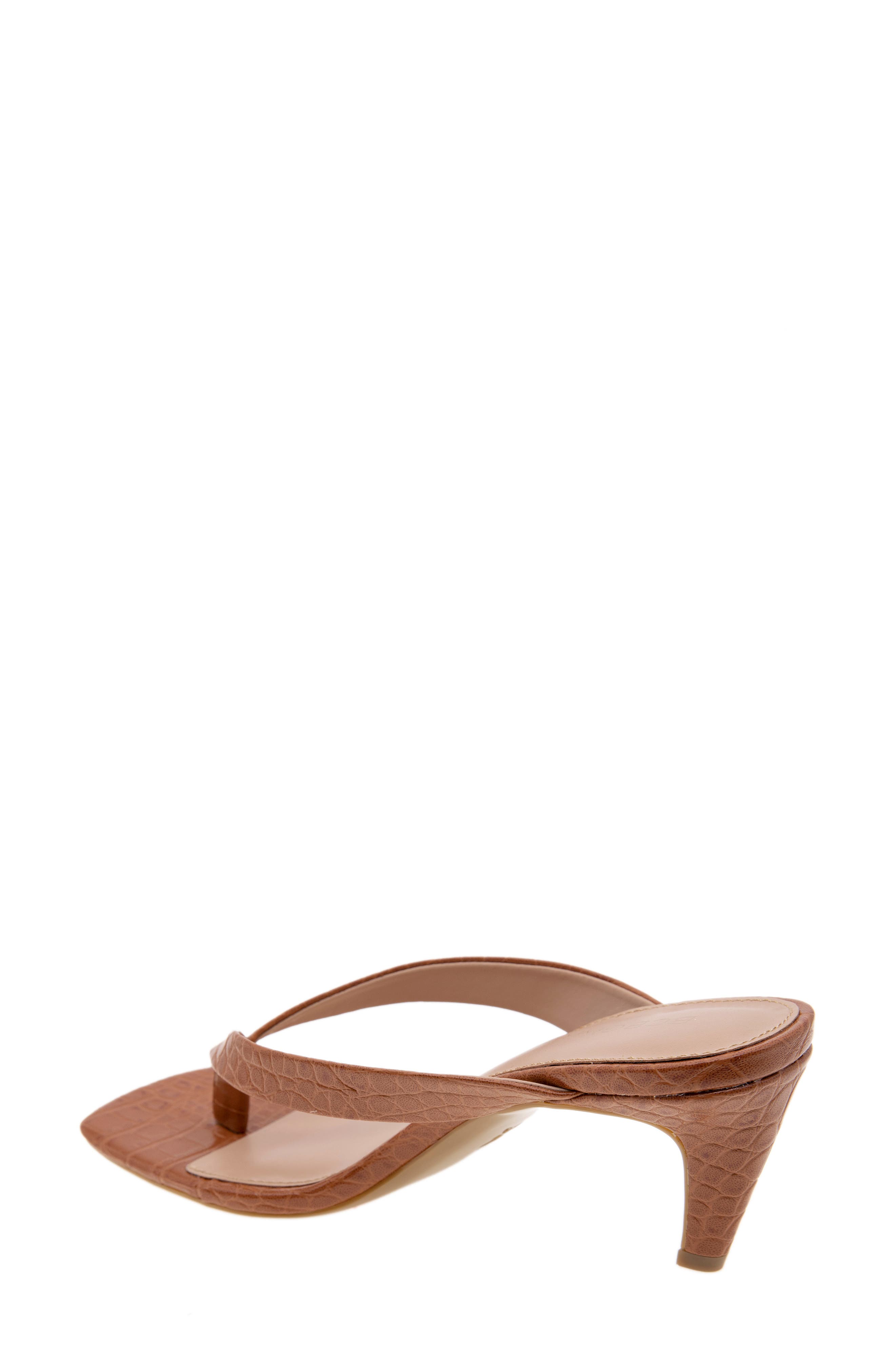Tabina Flip Flop, Alternate, color, COGNAC CROC PRINT