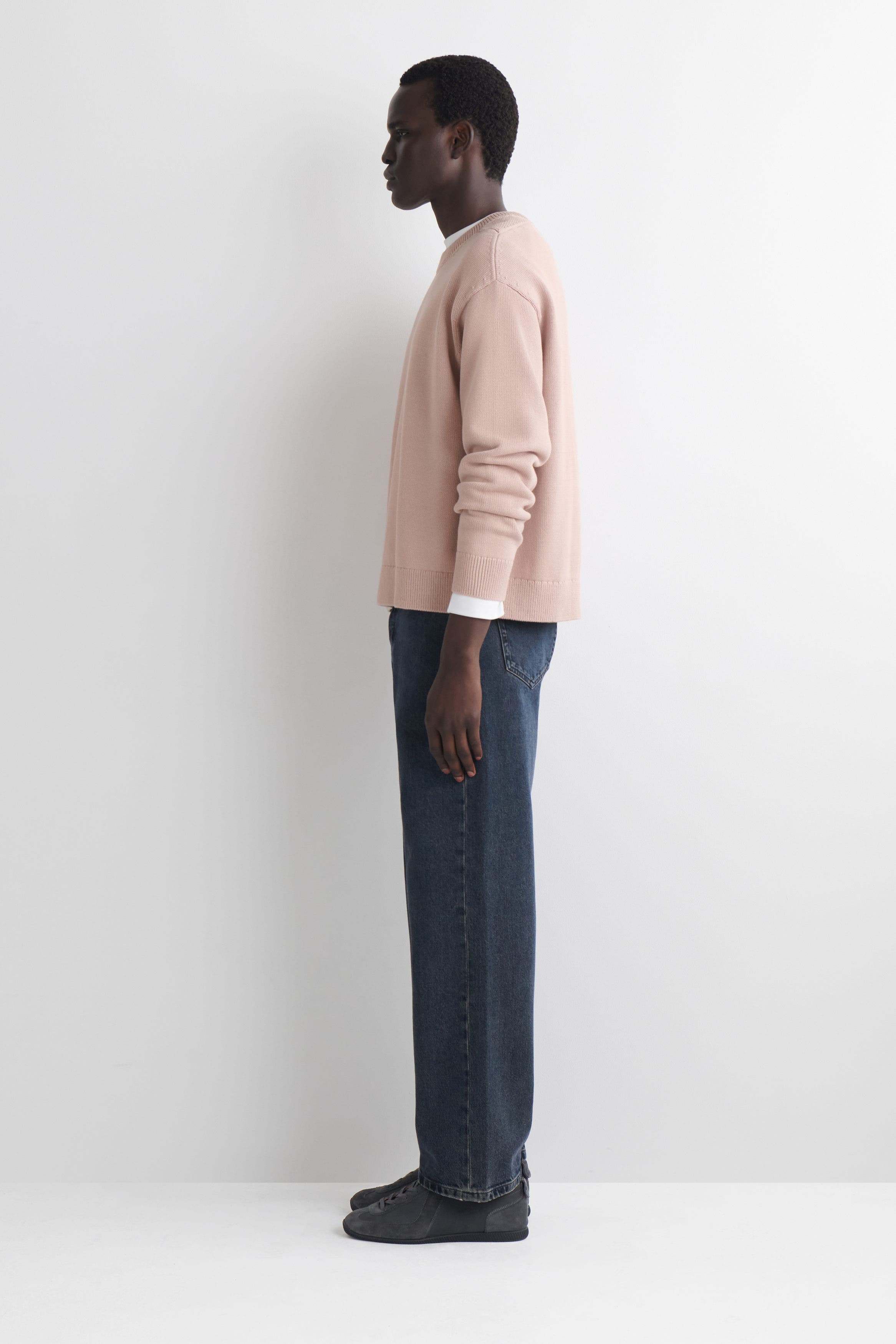 Knitted Cotton Crew-Neck Sweater - image 4