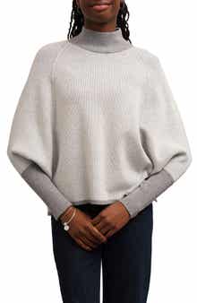 Ribbed Mock Neck Sweater