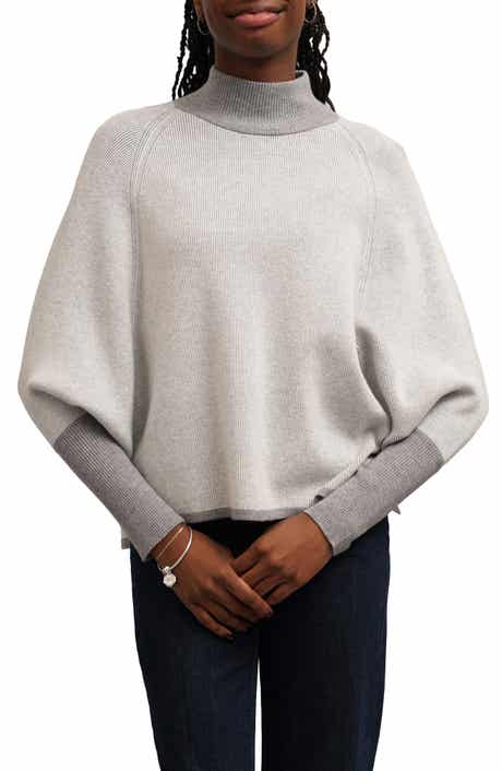 Ribbed Mock Neck Sweater