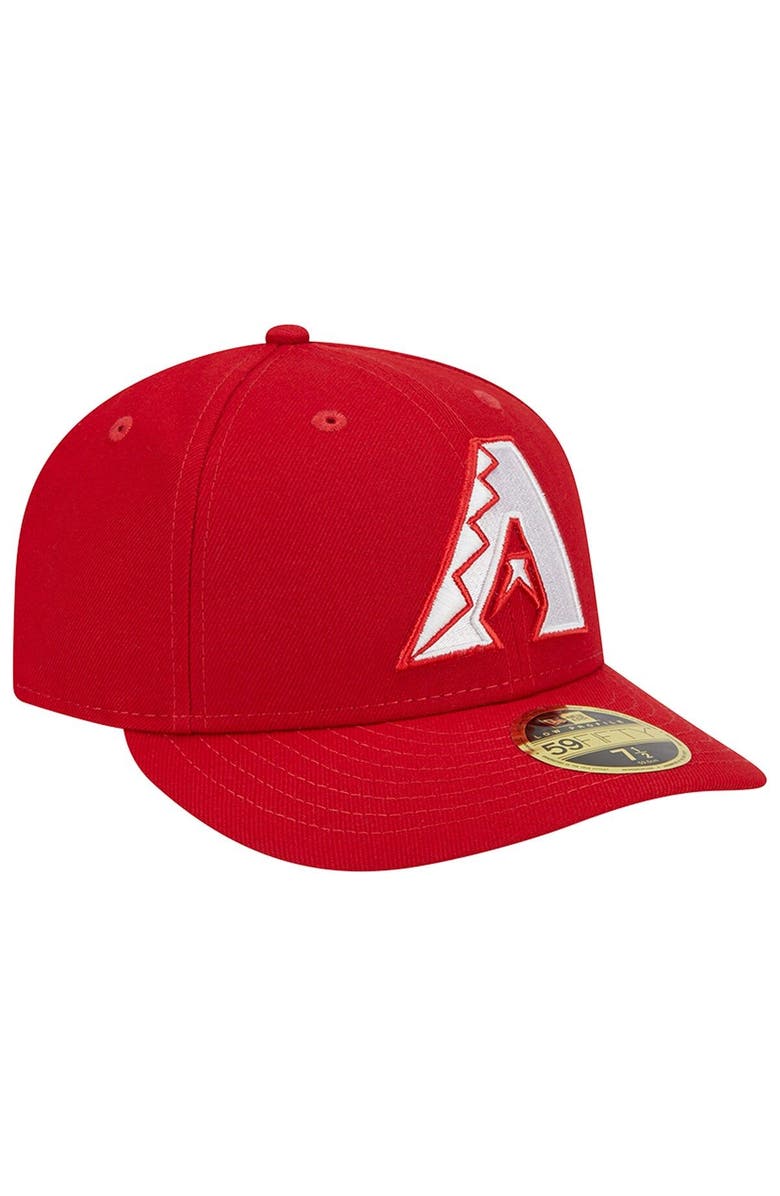 New Era Men's New Era Scarlet Arizona Diamondbacks Low Profile 59FIFTY Fitted Hat, Alternate, color, 