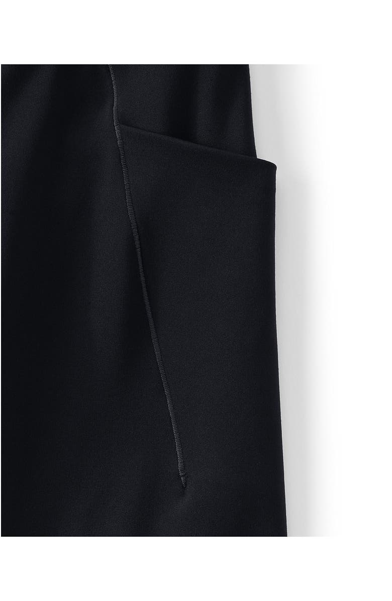 Lands' End Active High Impact 7" Pocket Bike Shorts, Alternate, color, Black