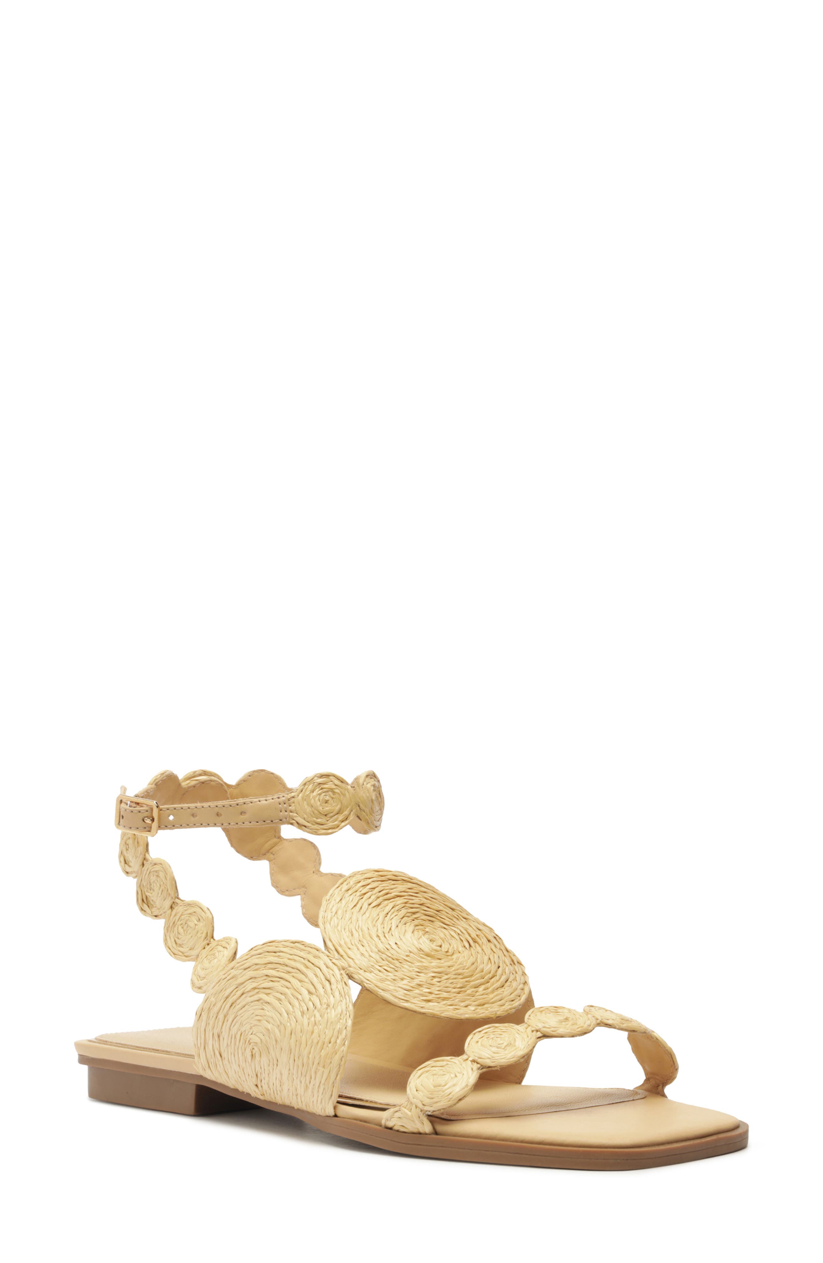 Arezzo Gia Flat Sandal, Main, color, 