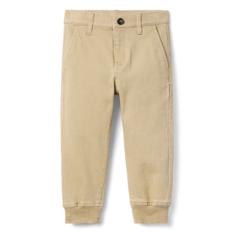 The Button Twill Jogger