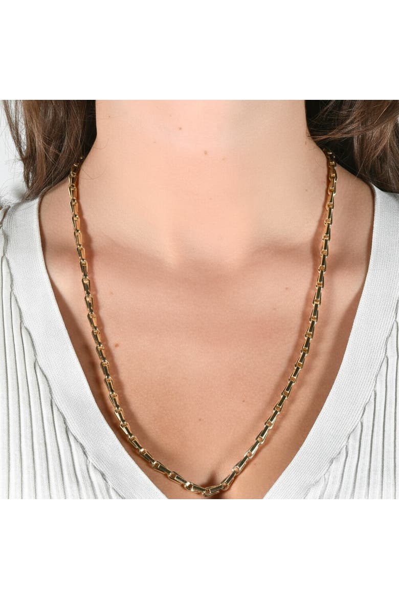 14k Gold Women's 24" Chain Necklace 15 Grams 4.5mm Thick, Alternate, color, 14k Yellow Gold