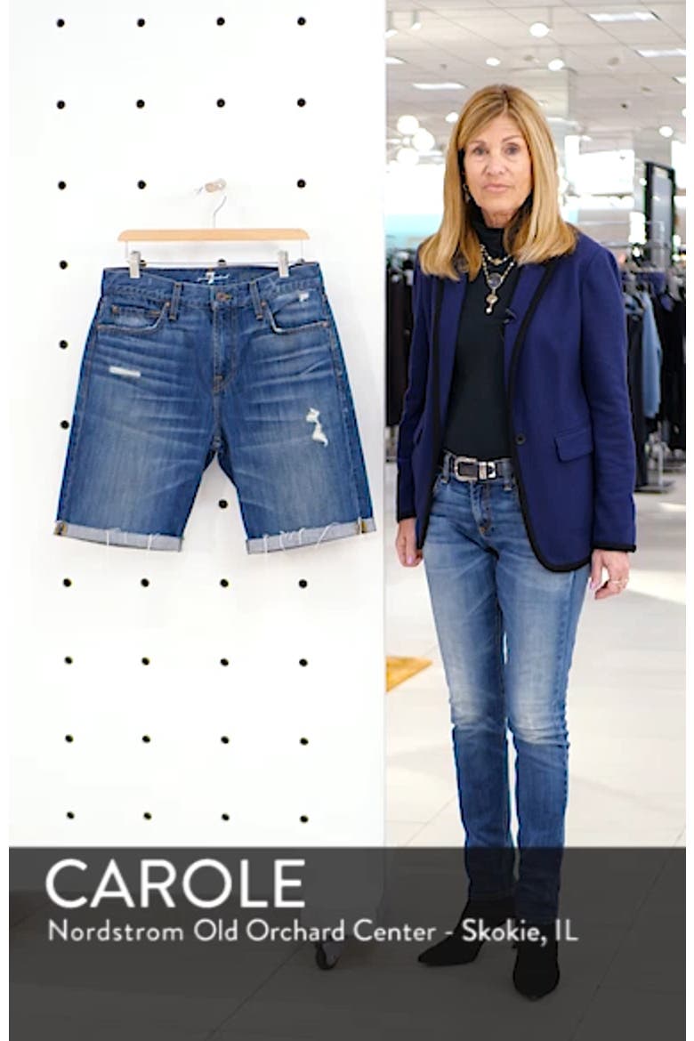 7 For All Mankind® Cutoff Denim Shorts video