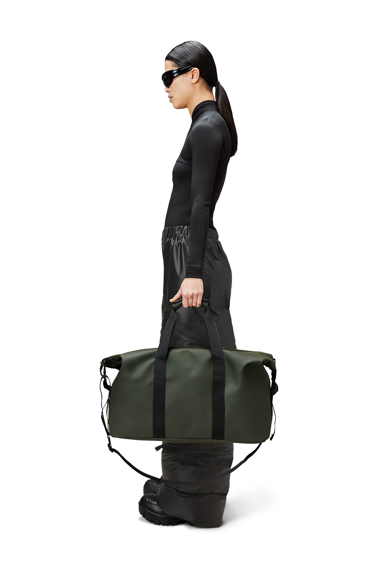Hilo Waterproof Weekend Bag, Alternate, color, GREEN