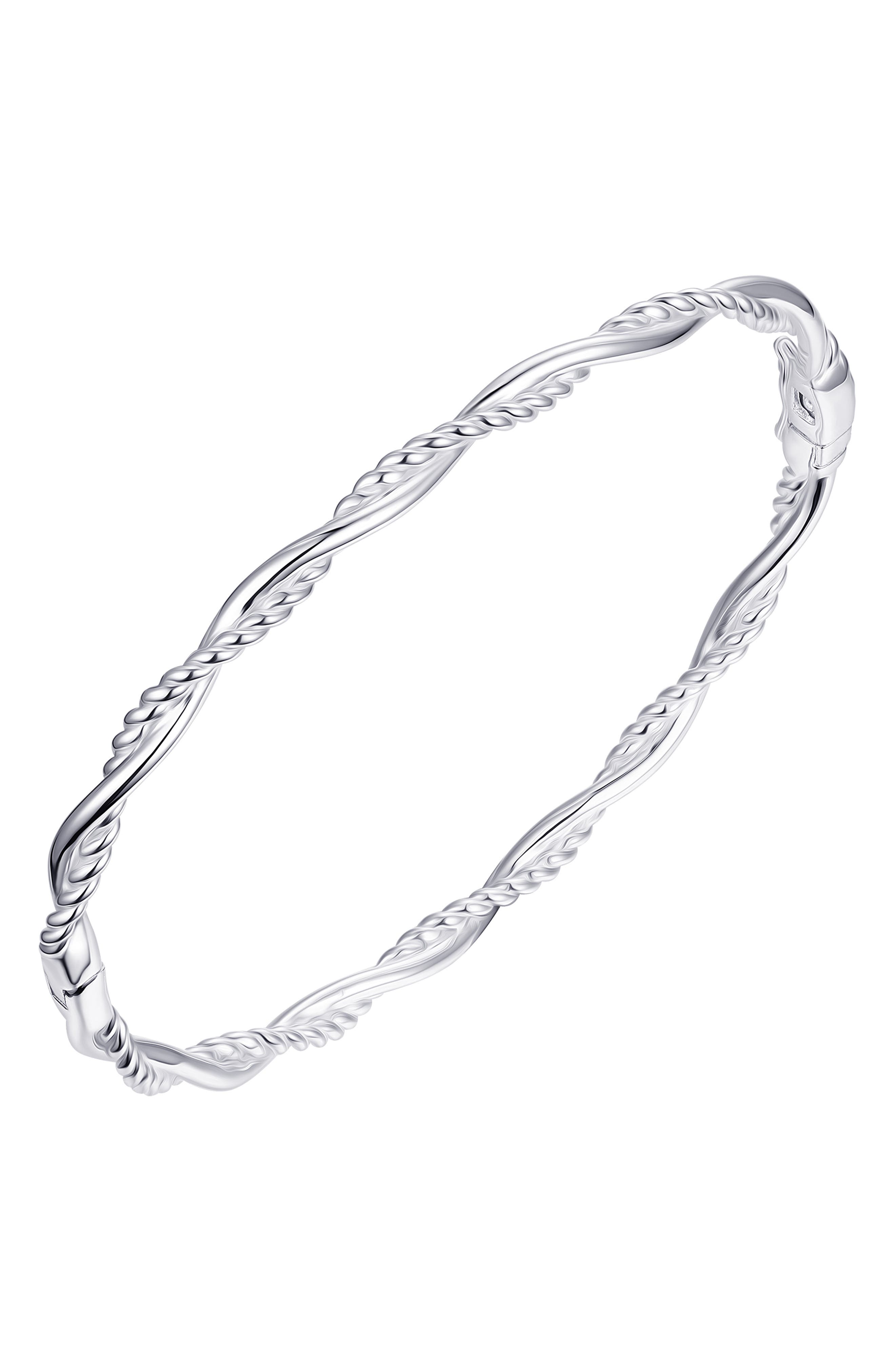 CANDELA JEWELRY Twisted Bangle Bracelet