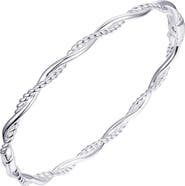 CANDELA JEWELRY Twisted Bangle Bracelet