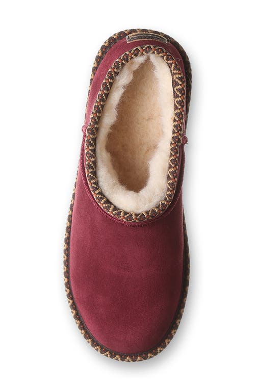 Bearpaw Jules Faux Shearling Lined Bootie In Burgundy