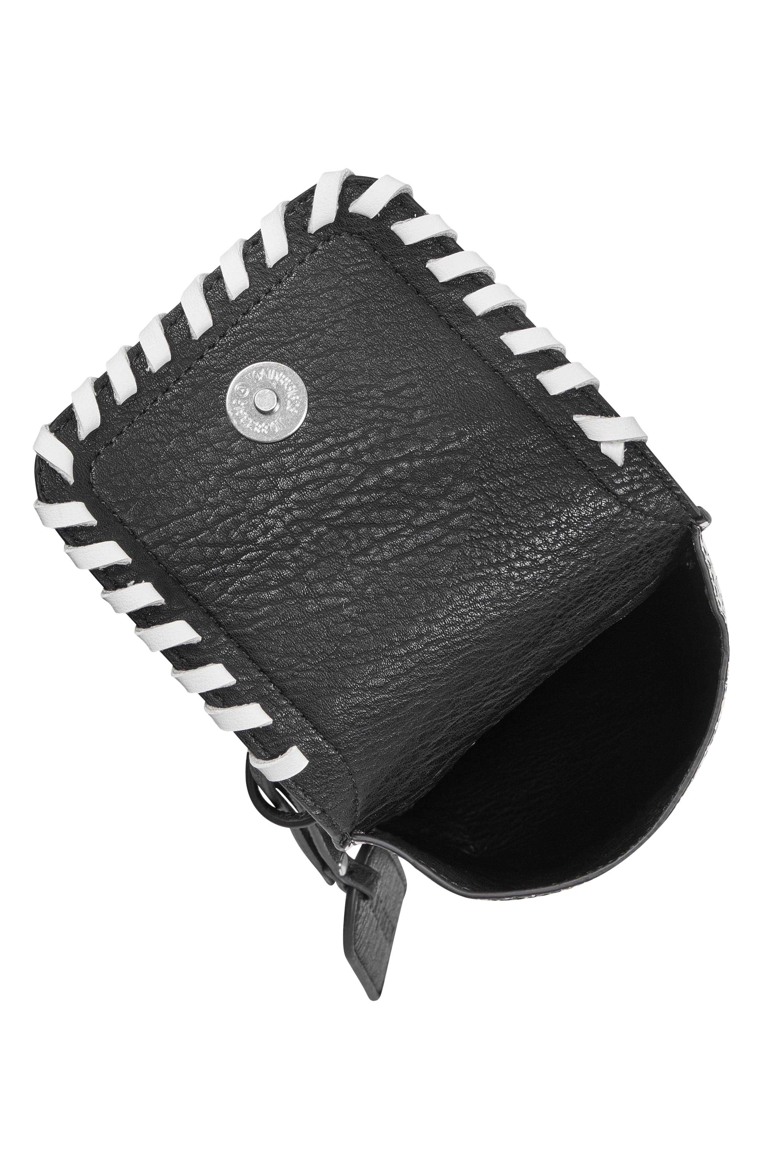 Salex Faux Leather Phone Crossbody Bag, Alternate, color, WINTER SNAKE
