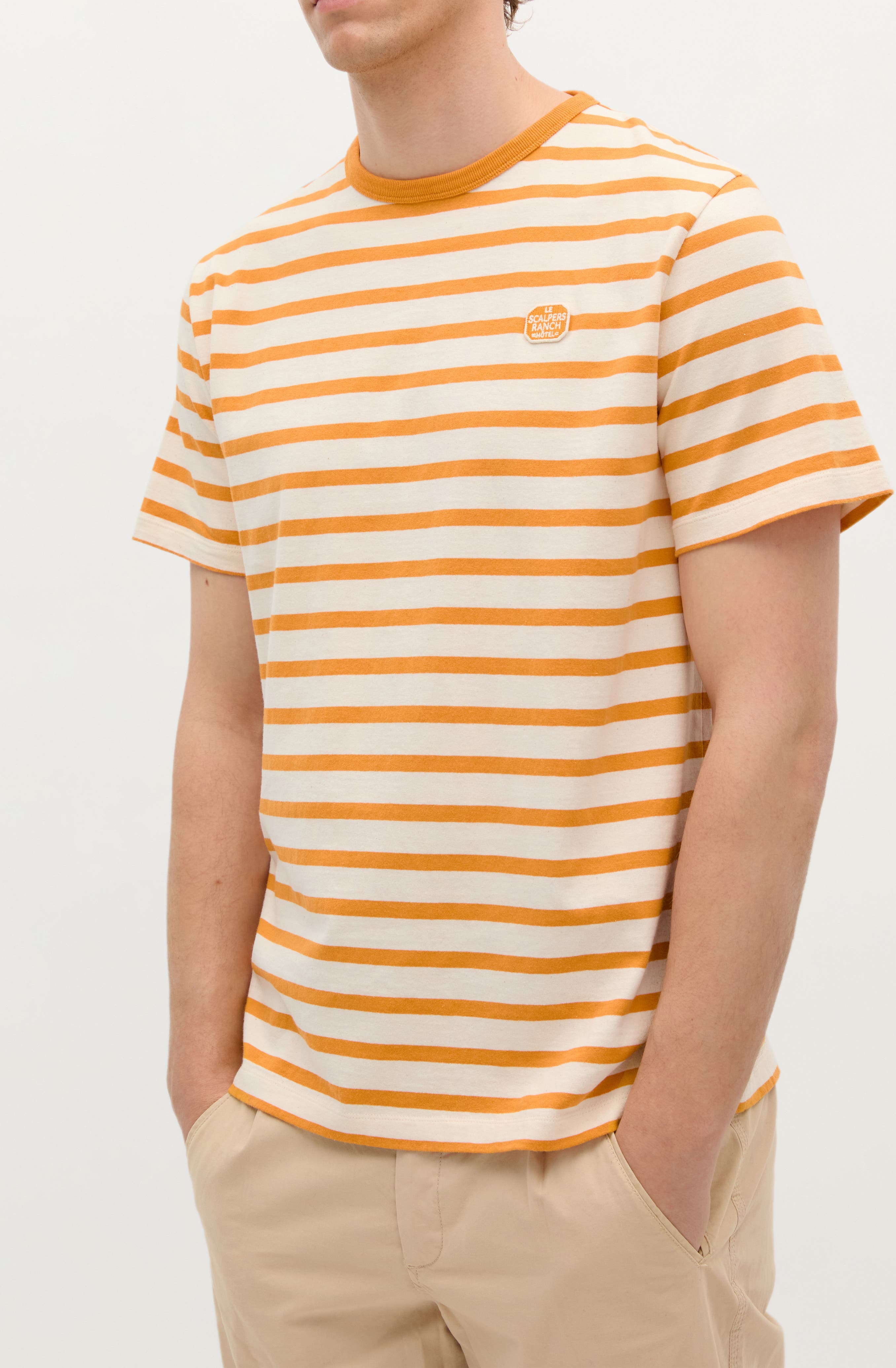 Stripes Patch Tee - image 3