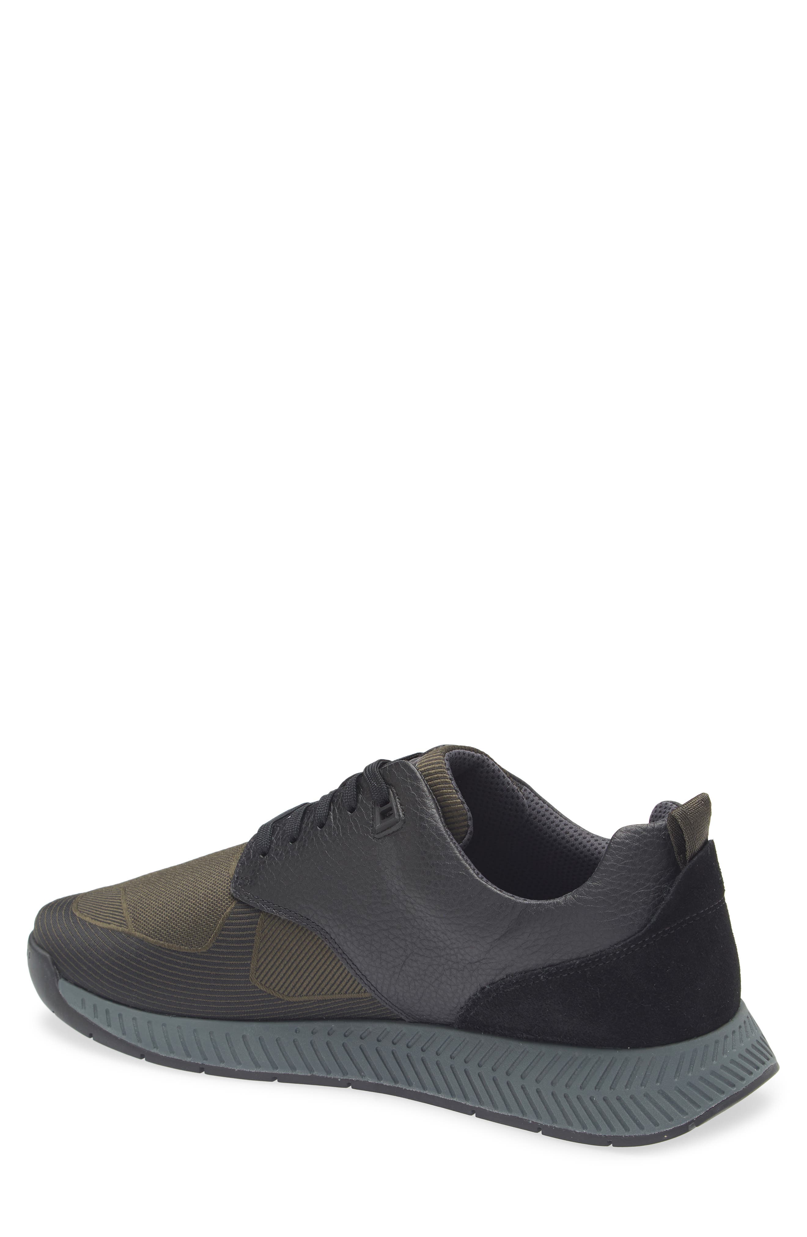 BOSS Titanium Runn Sneaker, Alternate, color, Dark Green