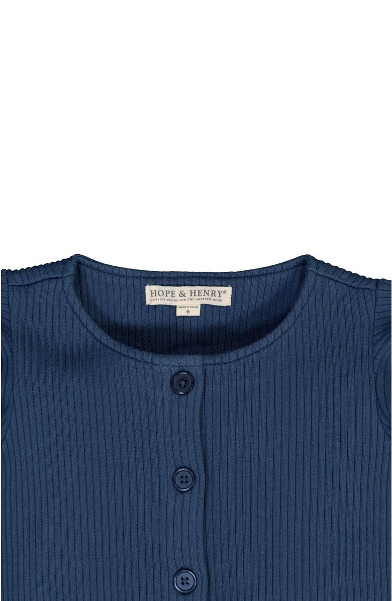 Hope & Henry Baby Girls' Rib Knit Jumpsuit, Infant, Alternate, color, 