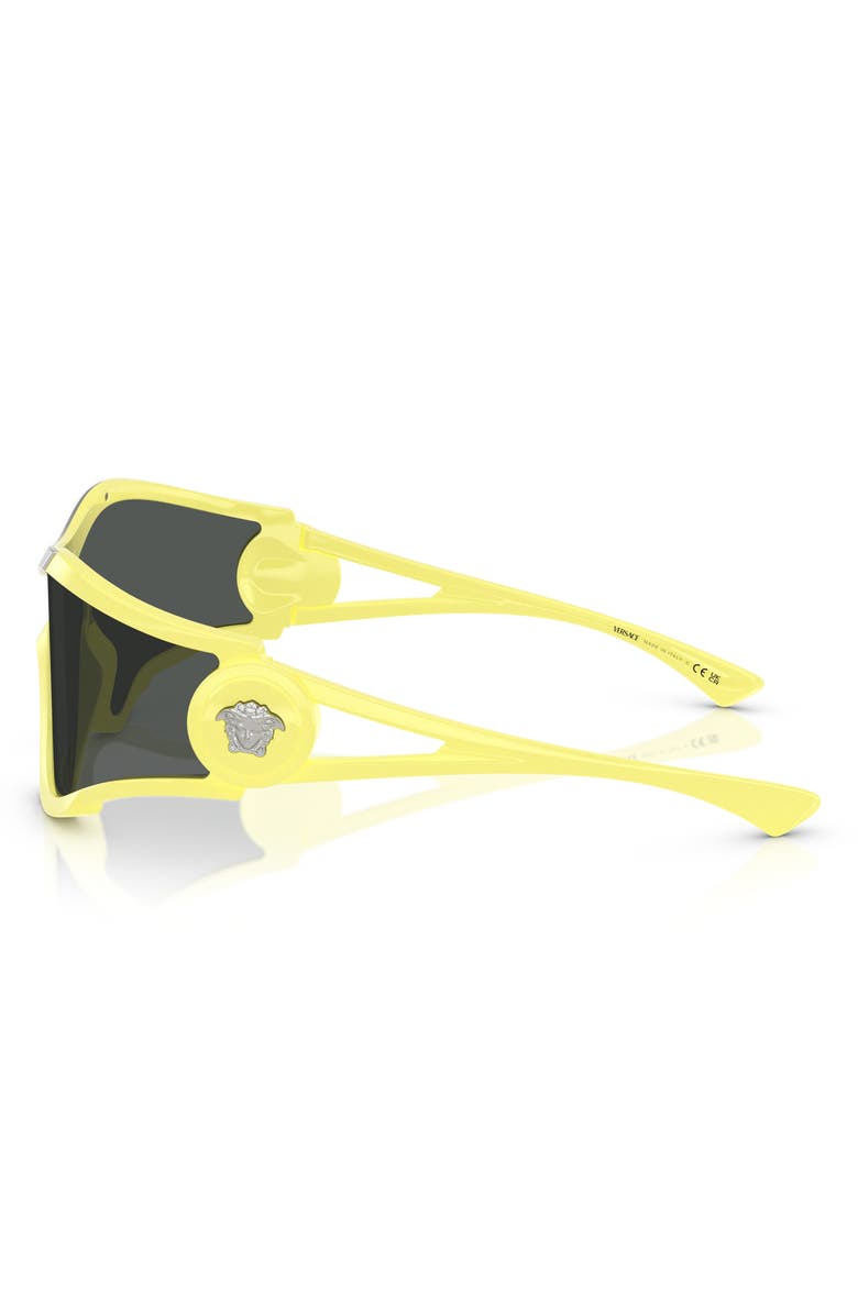 Versace 180mm Irregular Sunglasses, Alternate, color, Yellow