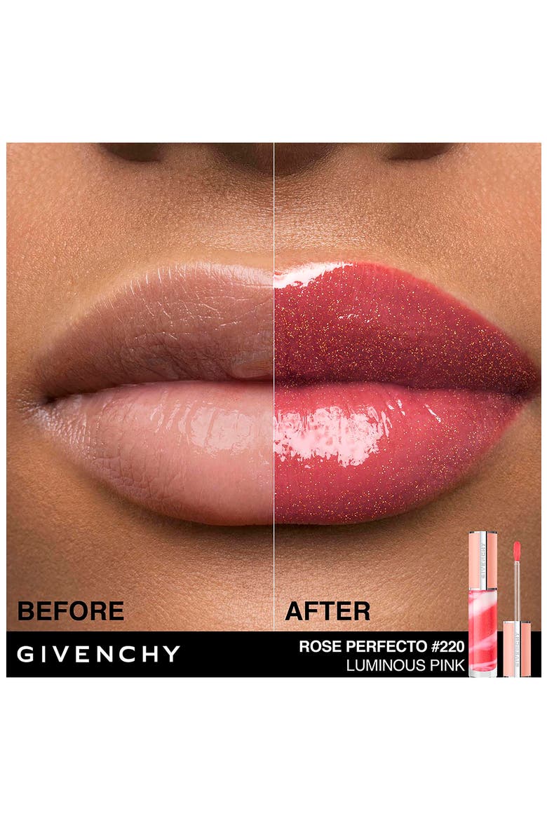 Rose Perfecto Liquid Lip Balm, Alternate, color, 220 LUMINOUS PINK