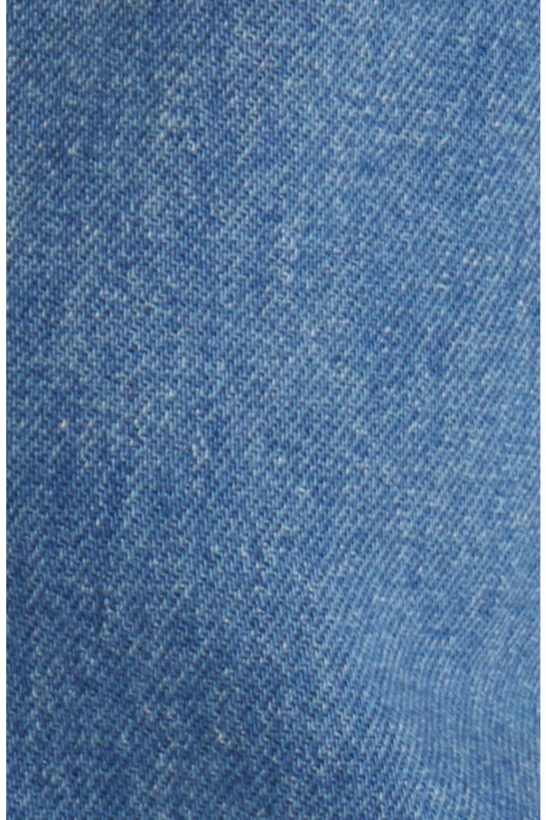 Frisco Flower Embroidered Denim Vest, Alternate, color, TWO TONE INDIGO