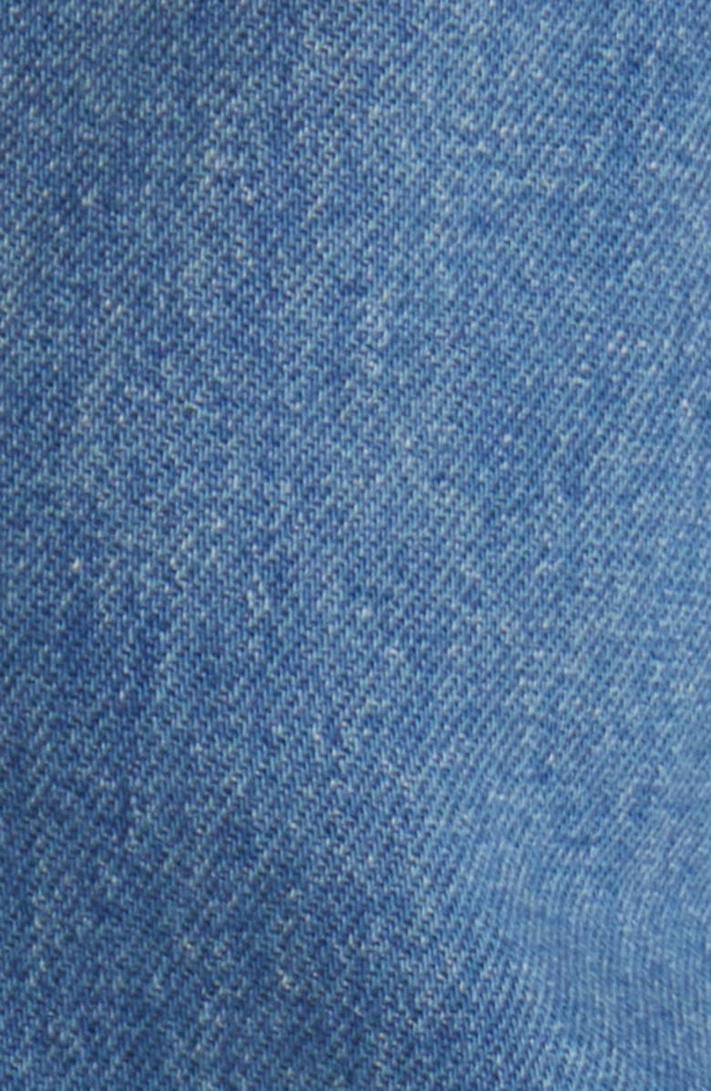 Brixton Frisco Flower Embroidered Denim Vest, Alternate, color, 